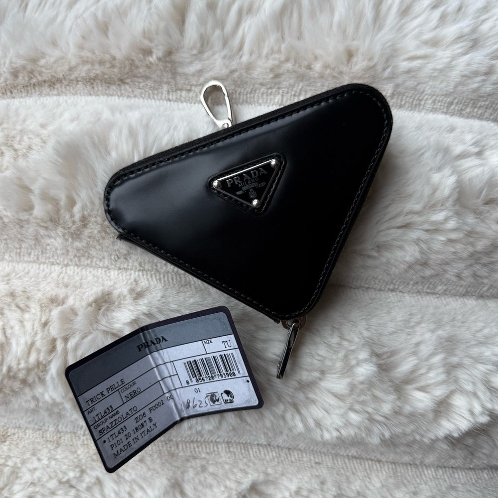 Prada Triangle Coin Wallet